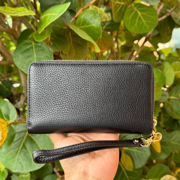 Michael Kors Jet Set Travel Large Chain Tote Bag + Wallet Black - Picture 11 of 14